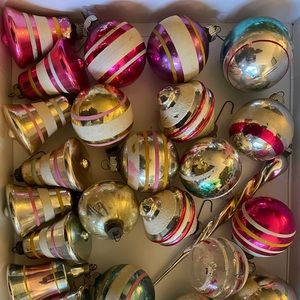 Pink Vintage Ornaments